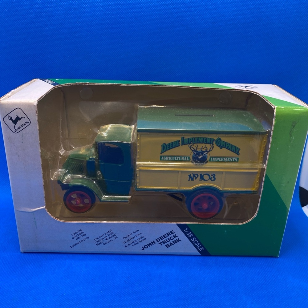 ERTL John Deere Truck Bank Die-cast Metal